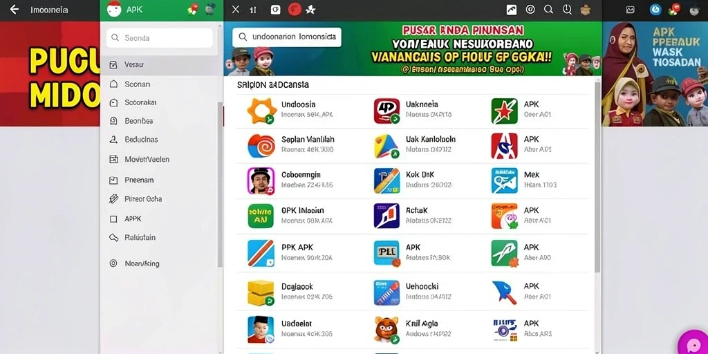 Tampilan awal 33ZK dengan antarmuka yang menarik.