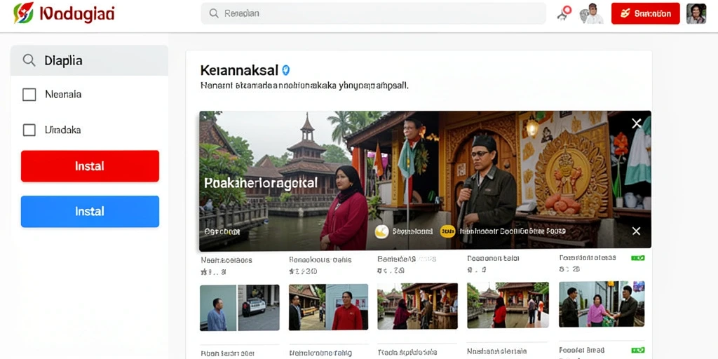 Tampilan antarmuka yang user-friendly dan modern.