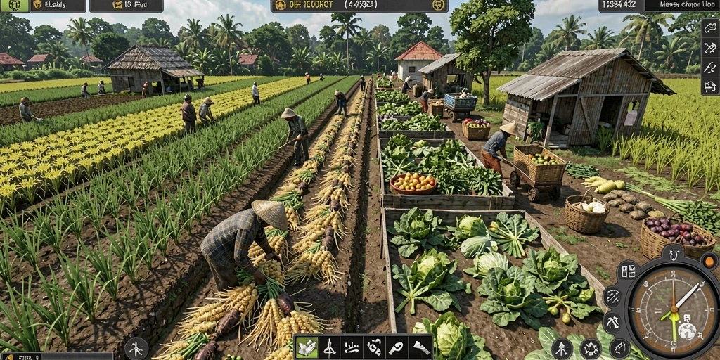 Tampilan utama permainan yang menakjubkan.