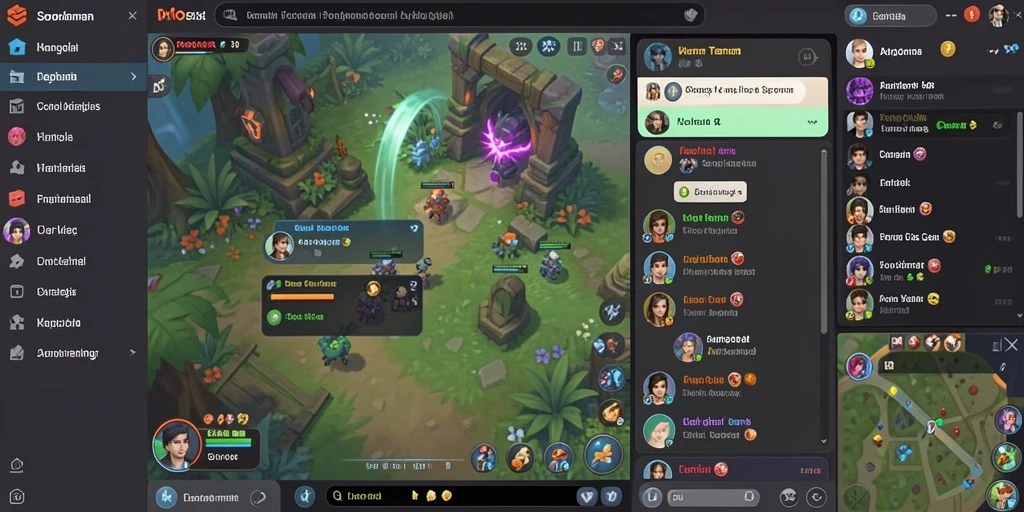 Screenshot dari pertandingan seru di mode multiplayer.