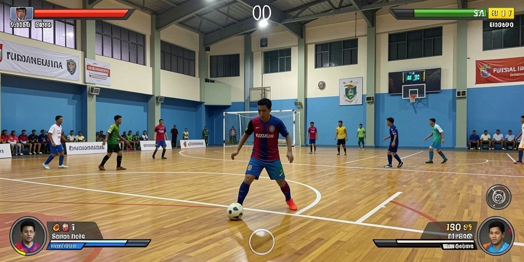 Tampilan karakter menarik dengan desain unik.