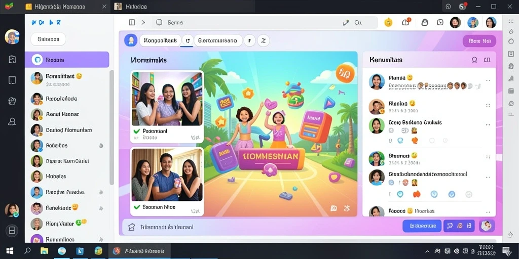 Tampilan antarmuka yang ramah pengguna dan menarik.