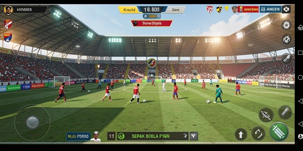 Screenshot menunjukkan karakter utama dalam aksi.