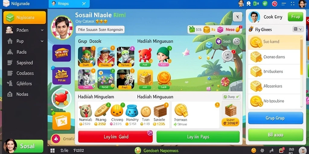 Tangkapan layar menunjukkan menu utama SENGTOTO yang intuitif.